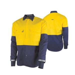 Tru Workwear DS2168GX Lightweight Vented Hi-Vis Drill Shirt with Graphex® Cut Resistant SleeveTru Workwear DS2168GX Lightweight Vented Hi-Vis Drill Shirt with Graphex® Cut Resistant Sleeve