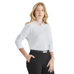 Biz Corporates RB366LT Womens Dahlia 3/4 Sleeve BlouseBiz Corporates RB366LT Womens Dahlia 3/4 Sleeve Blouse