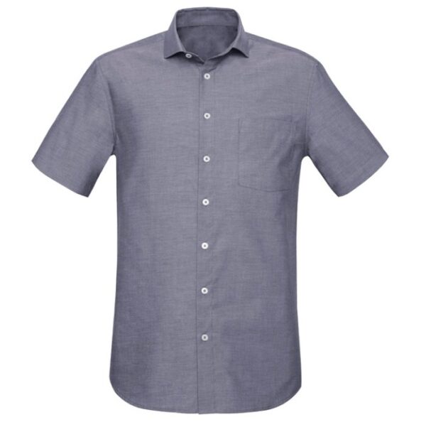 Biz Corporates RS968MS Mens Charlie Classic Fit Short Sleeve Shirt - Image 4