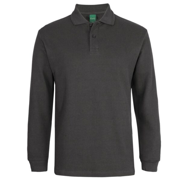 JB's Wear 2PCL C of C L/S 320G Popcorn Cotton Polo - Image 3
